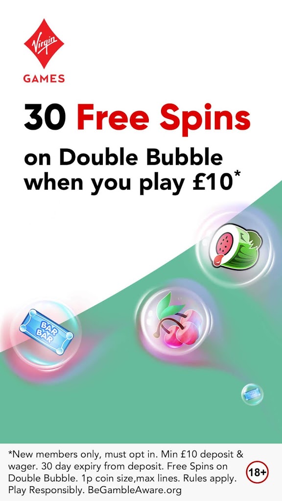 Virgin games free spins game